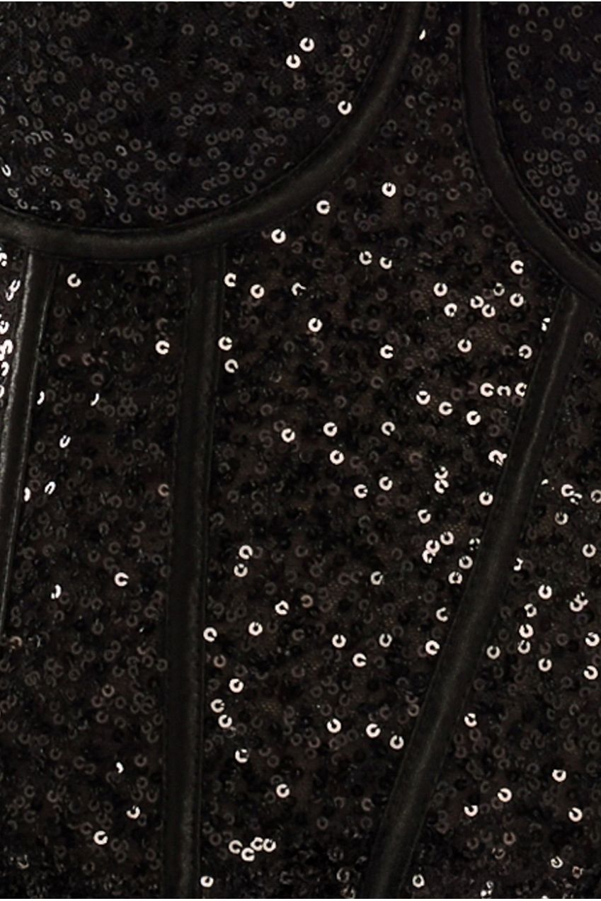 Goddiva Sequin Corset