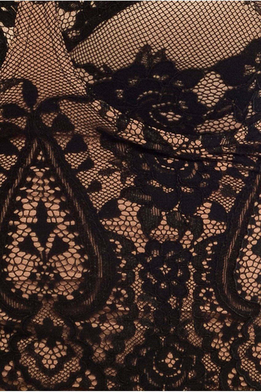 Goddiva Embroidered Lace Corset Side Split Jersey Maxi Skirt With Jersey Scarf - Blush Pink