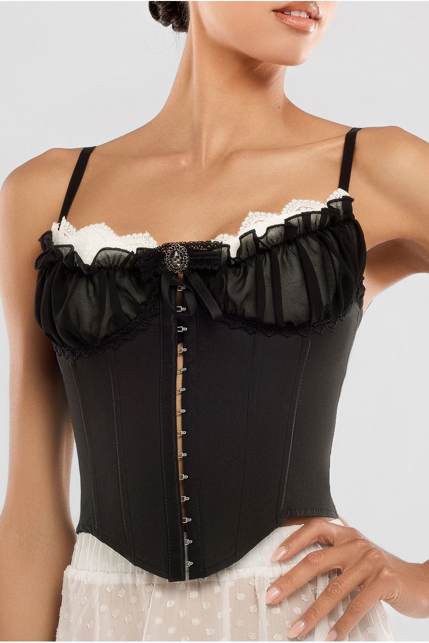 Goddiva Front Fastened Milk Maid Corset