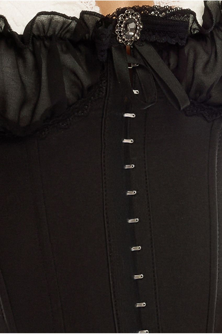 Goddiva Front Fastened Milk Maid Corset