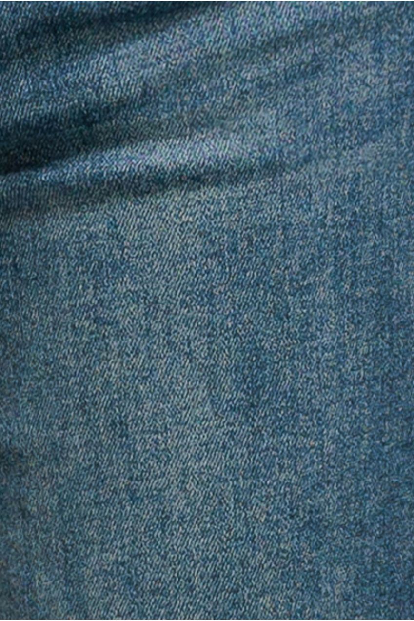 Goddiva denim Mid Wash Straight Leg Denim Jeans - Blue