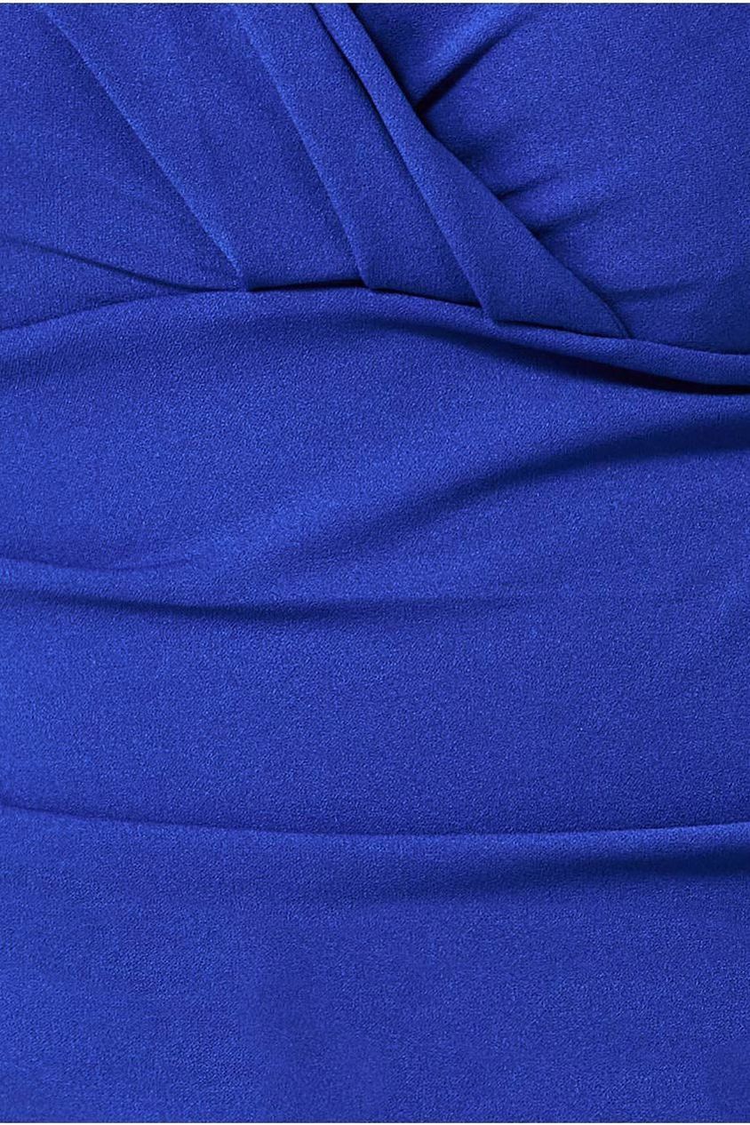 Goddiva Plus Bardot Scuba Romper - Royal Blue