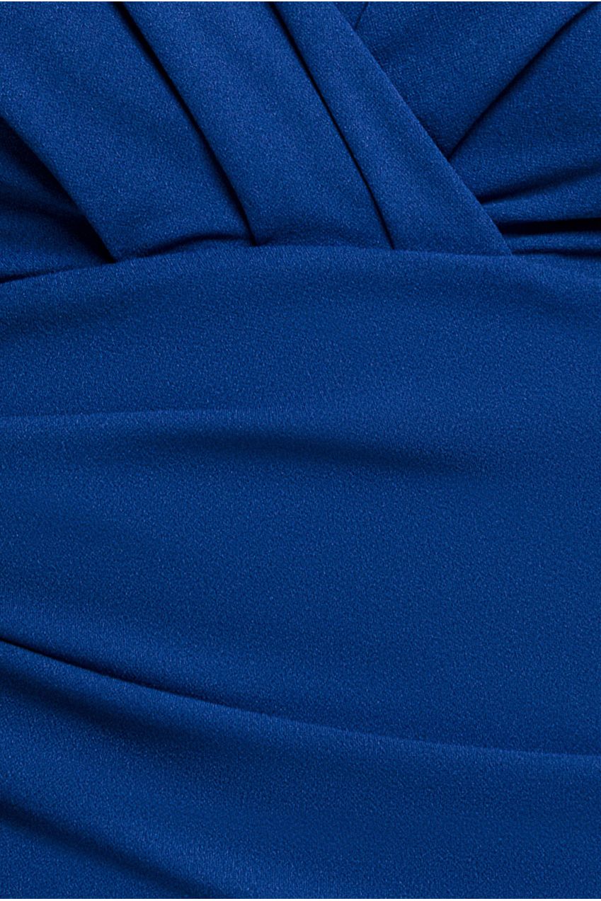 Goddiva Bardot Scuba Romper - Royal Blue