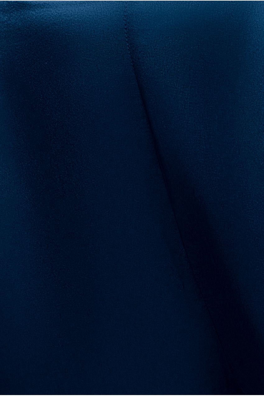 Goddiva Cut Out Satin Romper - Navy