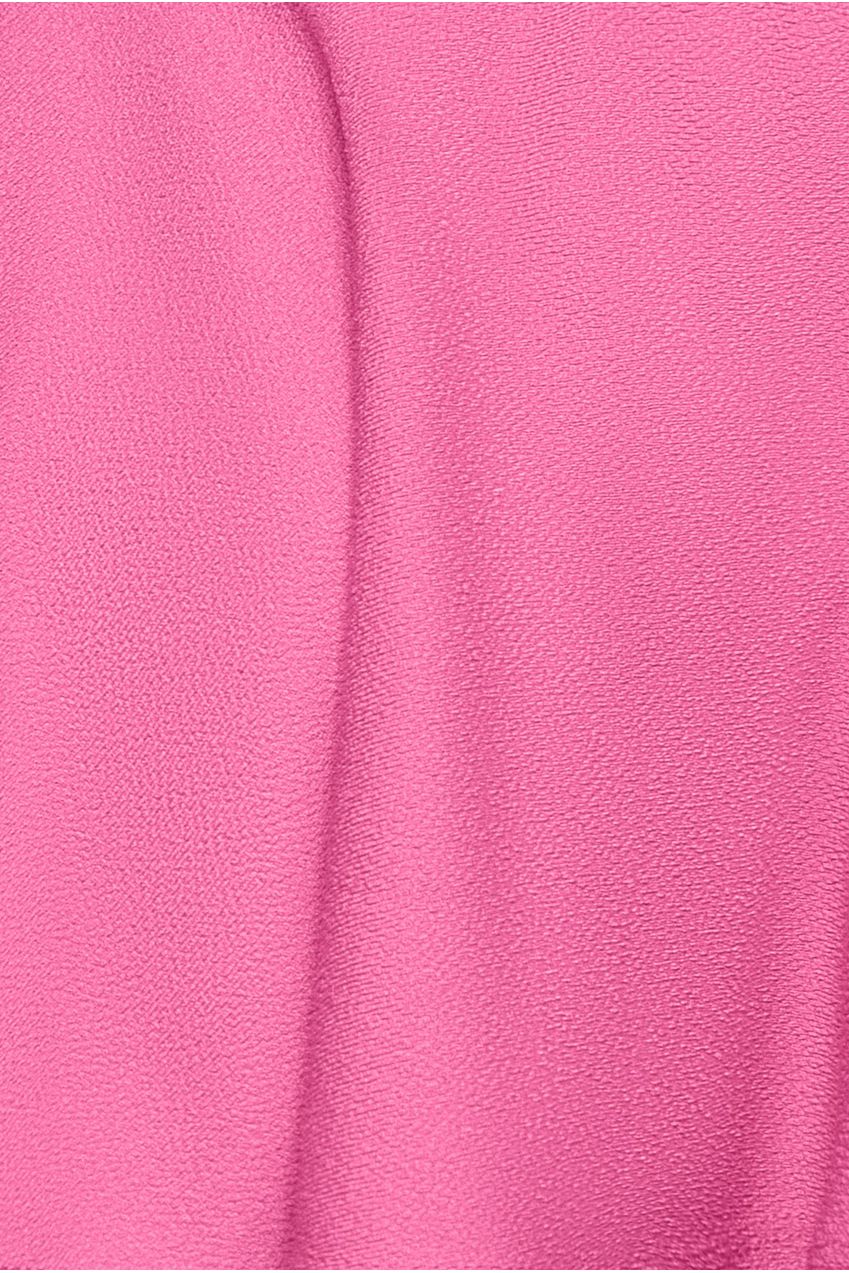 Goddiva Off The Shoulder Frill Neck Skater Romper - Cerise