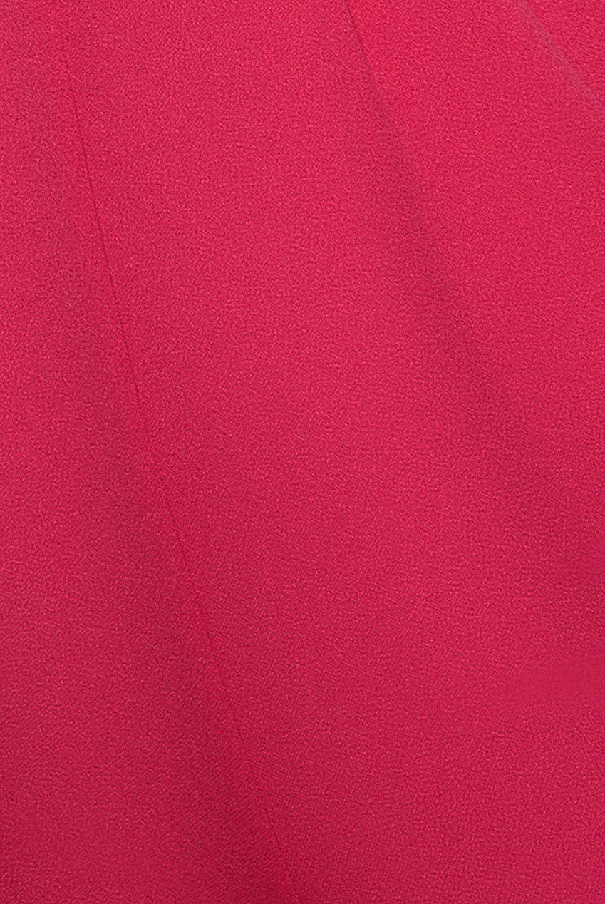 Goddiva Bandeau Scuba Romper - Hot Pink