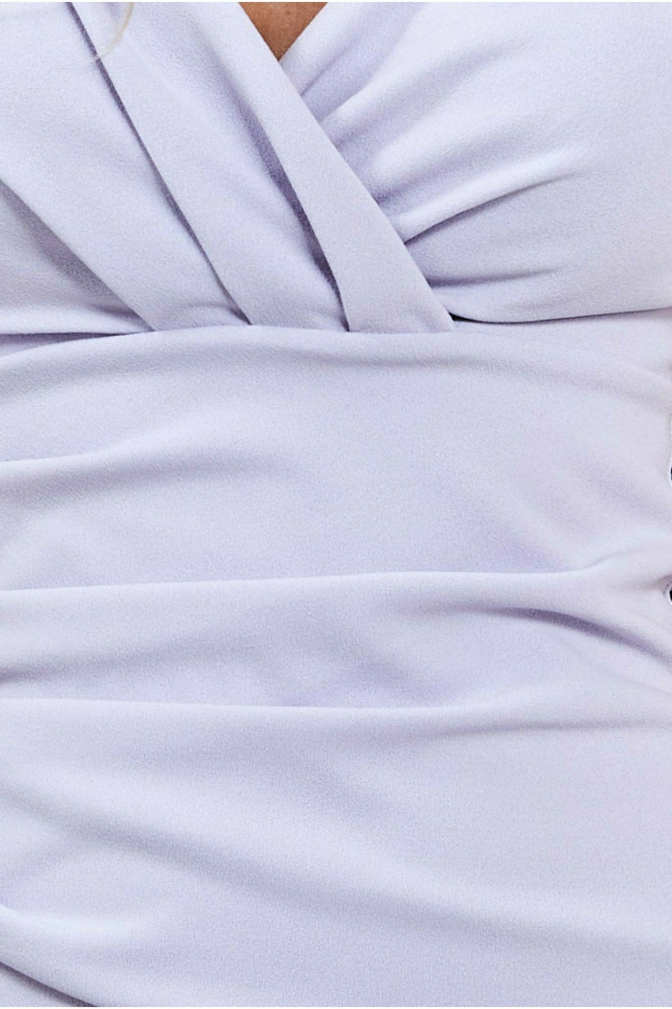 Goddiva Bardot Pleated Maxi Dress - Lilac