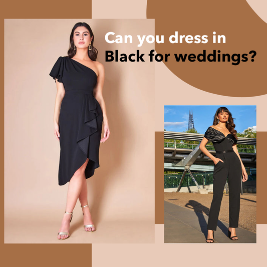Can you dress in black for weddings?