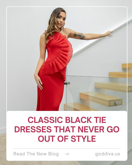 Classic Black Tie Dresses That Never Go Out of Style