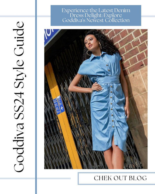Experience the Latest Denim Dress Delight: Explore Goddiva's Newest Collection