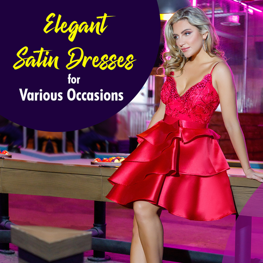 Elegant Satin Dresses for Various Occasions