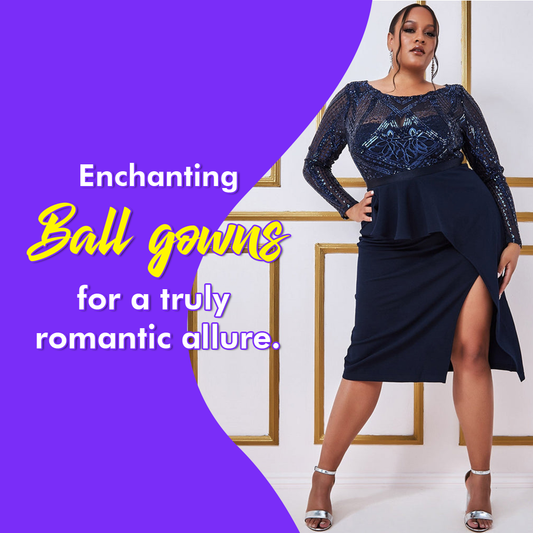 Enchanting ball gowns for a truly romantic allure.