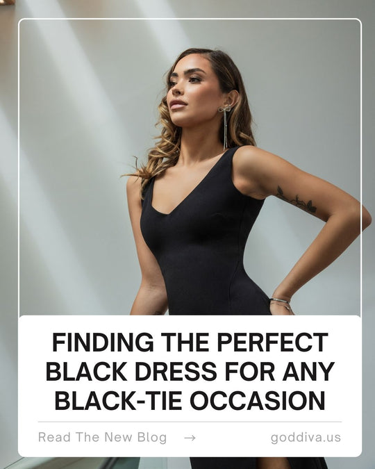 Finding the Perfect Black Dress for Any Black-Tie Occasion