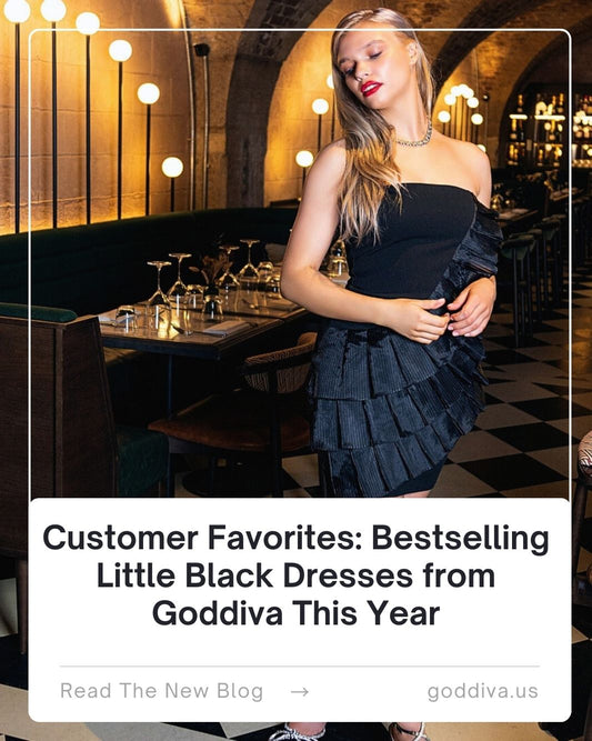 Customer Favorites: Bestselling Little Black Dresses from Goddiva This Year