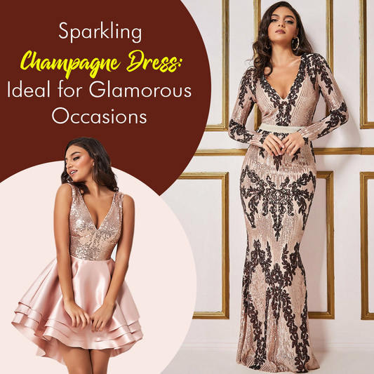 Sparkling Champagne Dress: Ideal for Glamorous Occasions