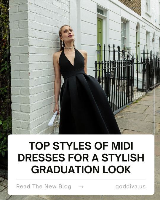 Top Styles of Midi Dresses for a Stylish Graduation Look