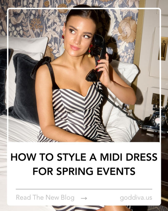 How to Style a Midi Dress for Spring Events
