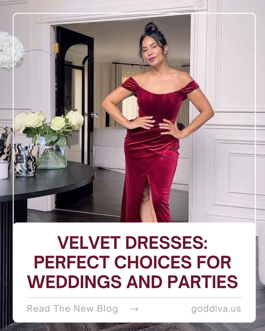 Velvet Dresses: Perfect Choices for Weddings and Parties