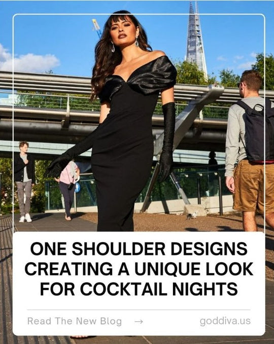 One Shoulder Designs Creating a Unique Look for Cocktail Nights