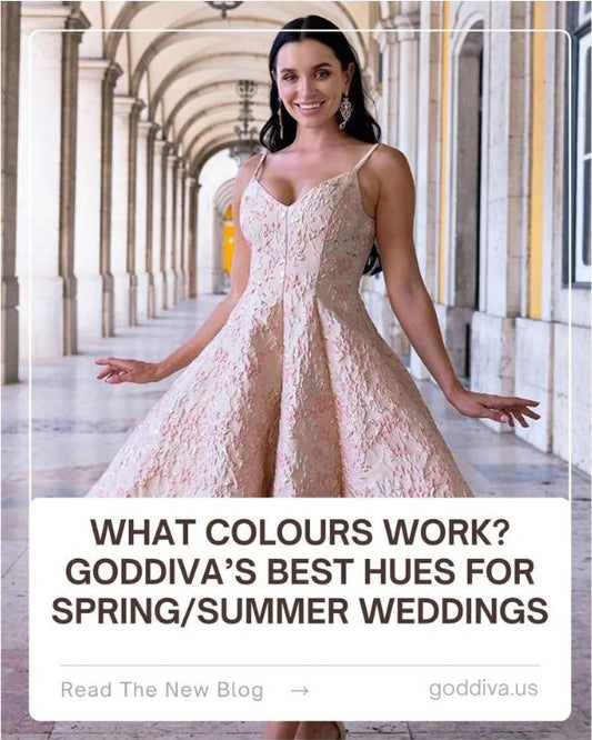 What Colors Work? Goddiva’s Best Hues for Spring/Summer Weddings