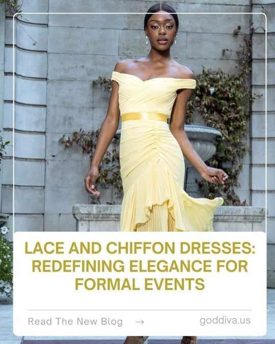 Lace and Chiffon Dresses: Redefining Elegance for Formal Events