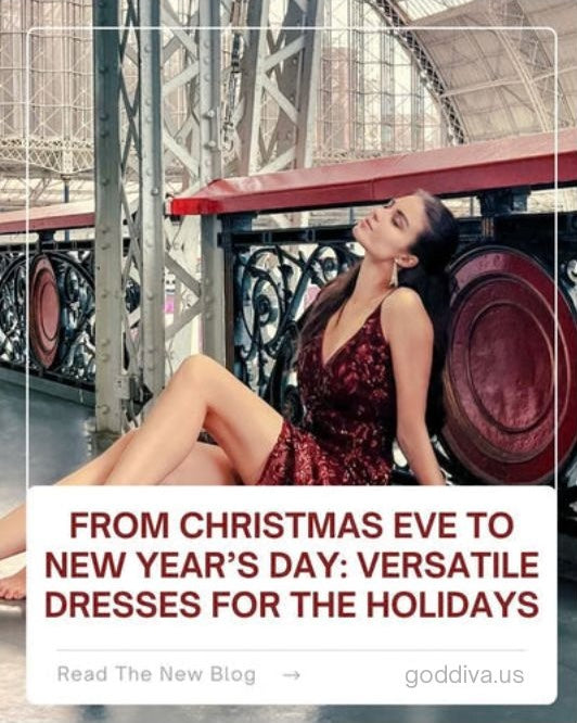 From Christmas Eve to New Year’s Day: Versatile Dresses for the Holidays