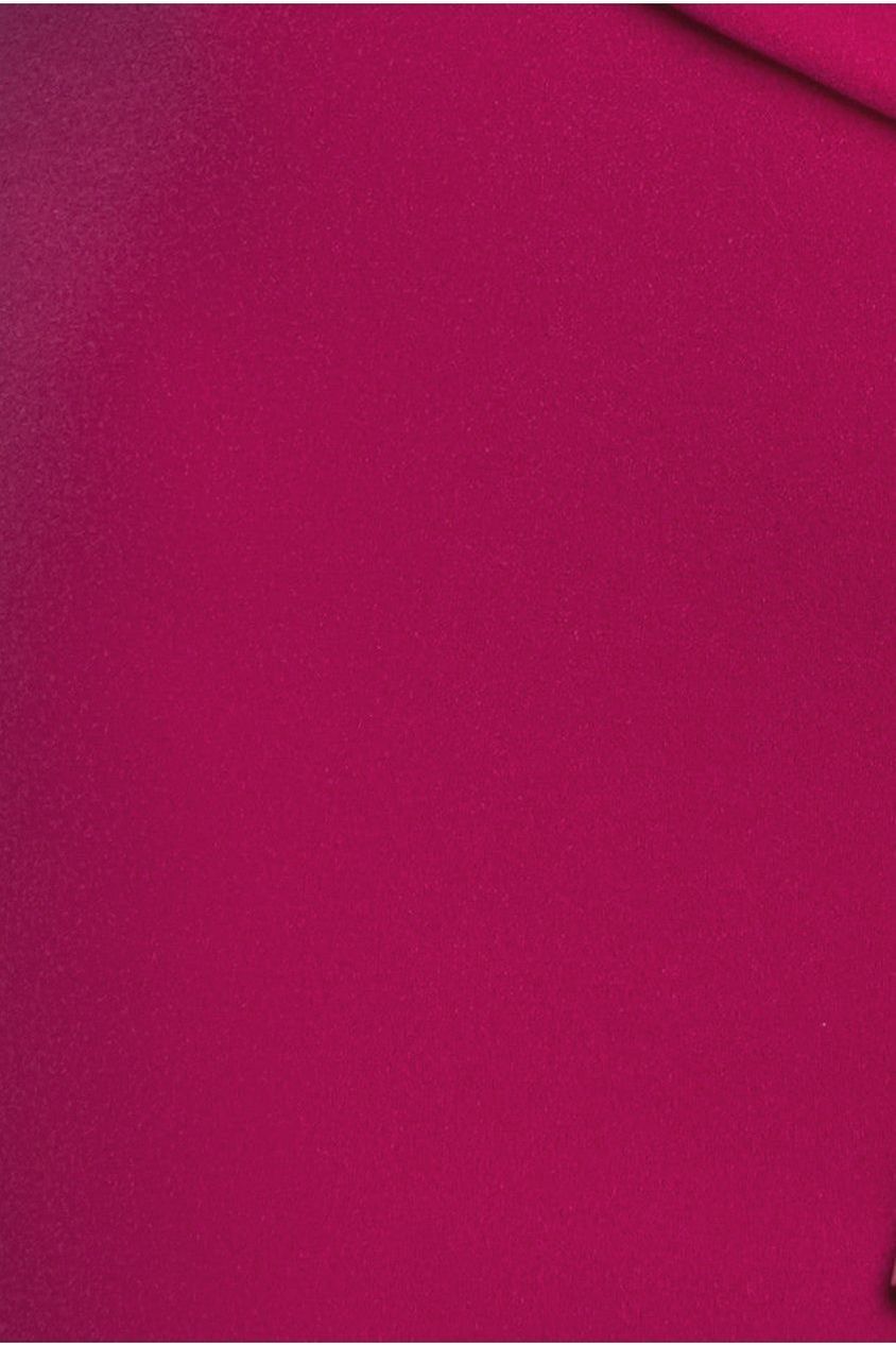 Goddiva Bardot Pleated Maxi Dress - Burgundy