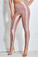 Goddiva Disco Leggings - Champagne