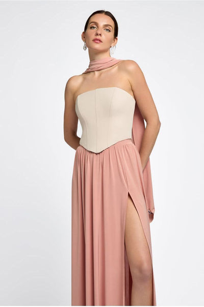 BlushPink - Goddiva Soft Touch Jersey Scarf