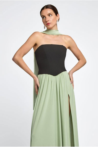 SageGreen - Goddiva Soft Touch Jersey Scarf