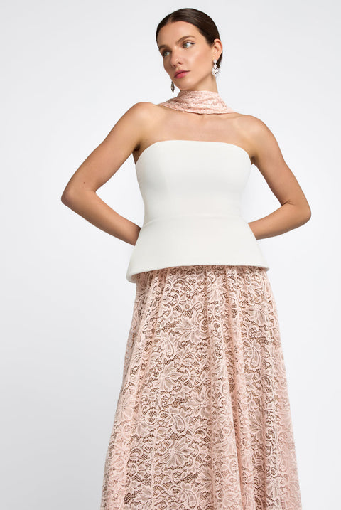 Goddiva Floral Lace Scarf