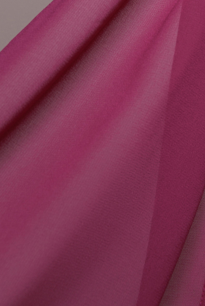 Goddiva Chiffon Scarf - Magenta