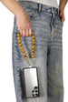 Goddiva Accessories Acrylic Ball Phone Strap - Brown