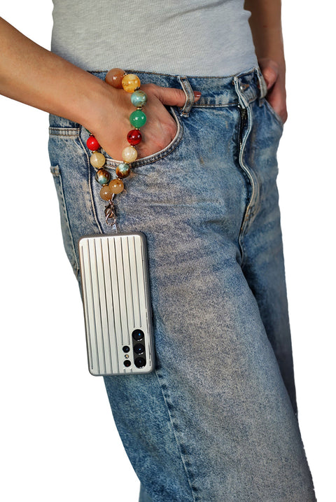 Goddiva Accessories Acrylic Ball Phone Strap - Multiclour