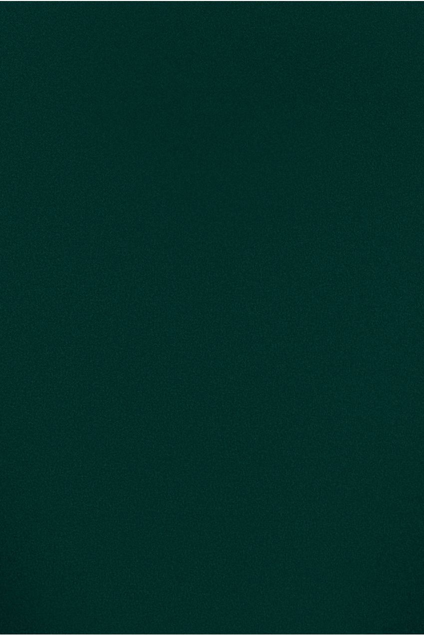 Goddiva Bardot Pleated Midi Dress - Emerald Green