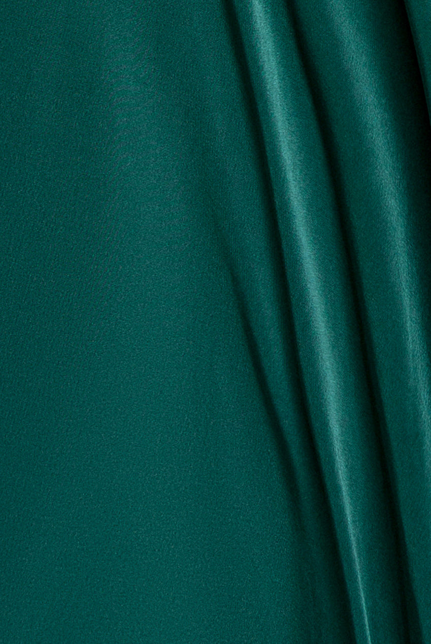 Goddiva Soft Touch Multi Way Open Back Midi Dress - Emerald Green