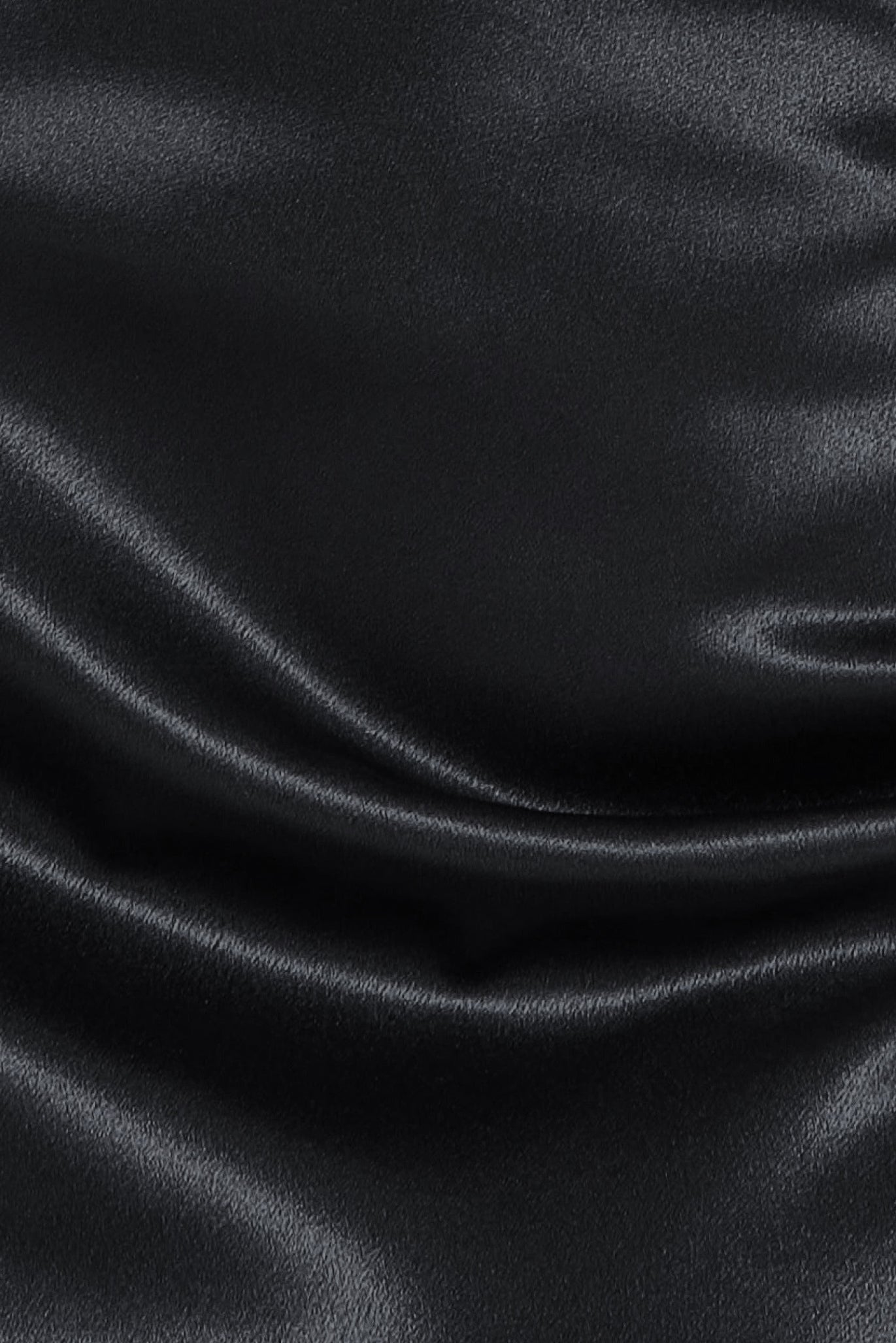 Goddiva Cowl Neck With Strappy Back Satin Maxi - Black
