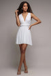 Goddiva Multiway Mini Dress - White