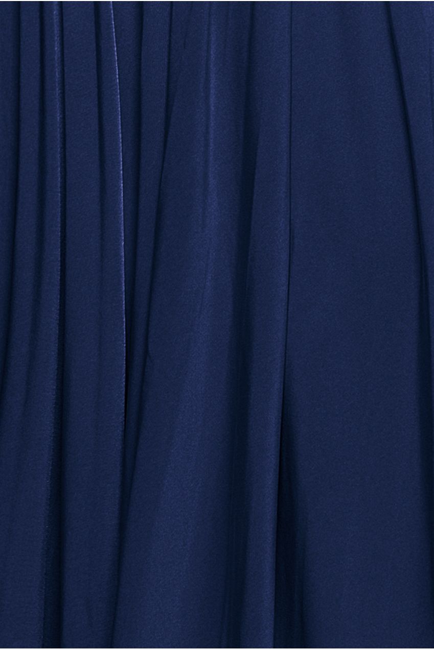 Goddiva Soft Touch Multiway Skater Mini Dress - Navy Blue