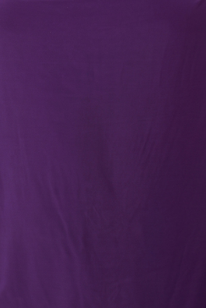 Goddiva Loose Fit Midi Dress With Asymmetric Neck - Purple