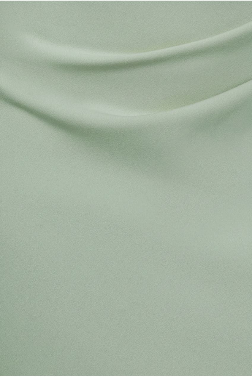 Goddiva One Shoulder Scuba Crepe Evening Maxi Dress - Mint Green