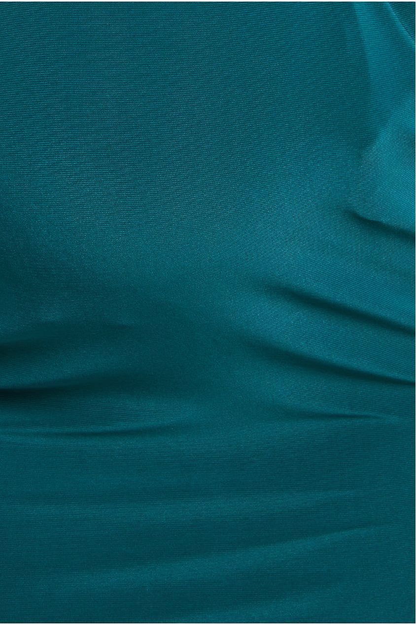 Goddiva Maternity Batwing Sleeve Midi Dress - Emerald Green