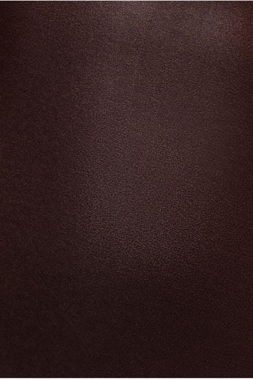Goddiva Faux Leather Cut Out Maxi Dress - Brown