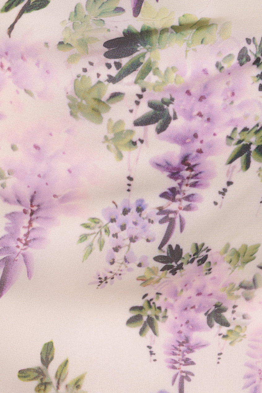 Goddiva Printed Ruffle Neck & Hem Dress - Multi