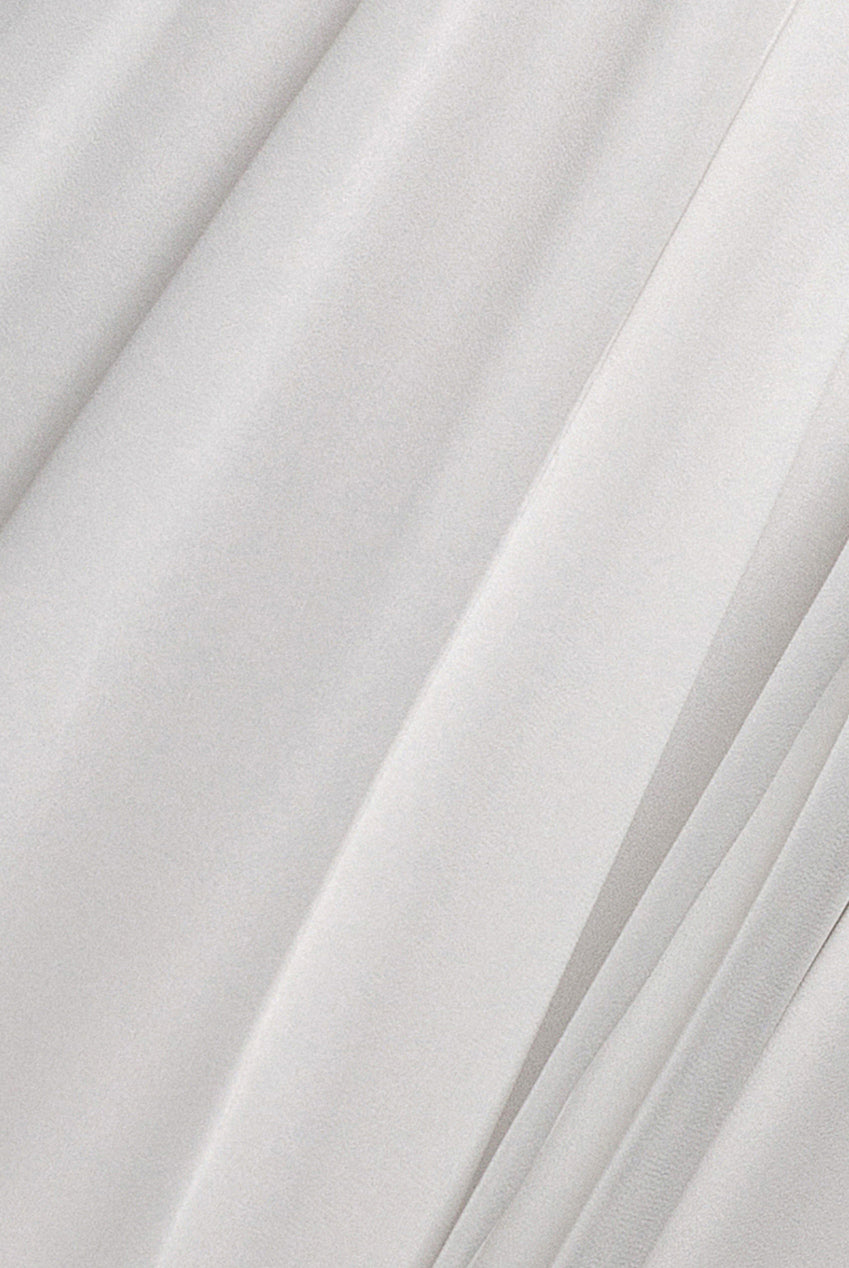 Goddiva Wrap Back Maxi With Front Slit Chi On Maxi - White