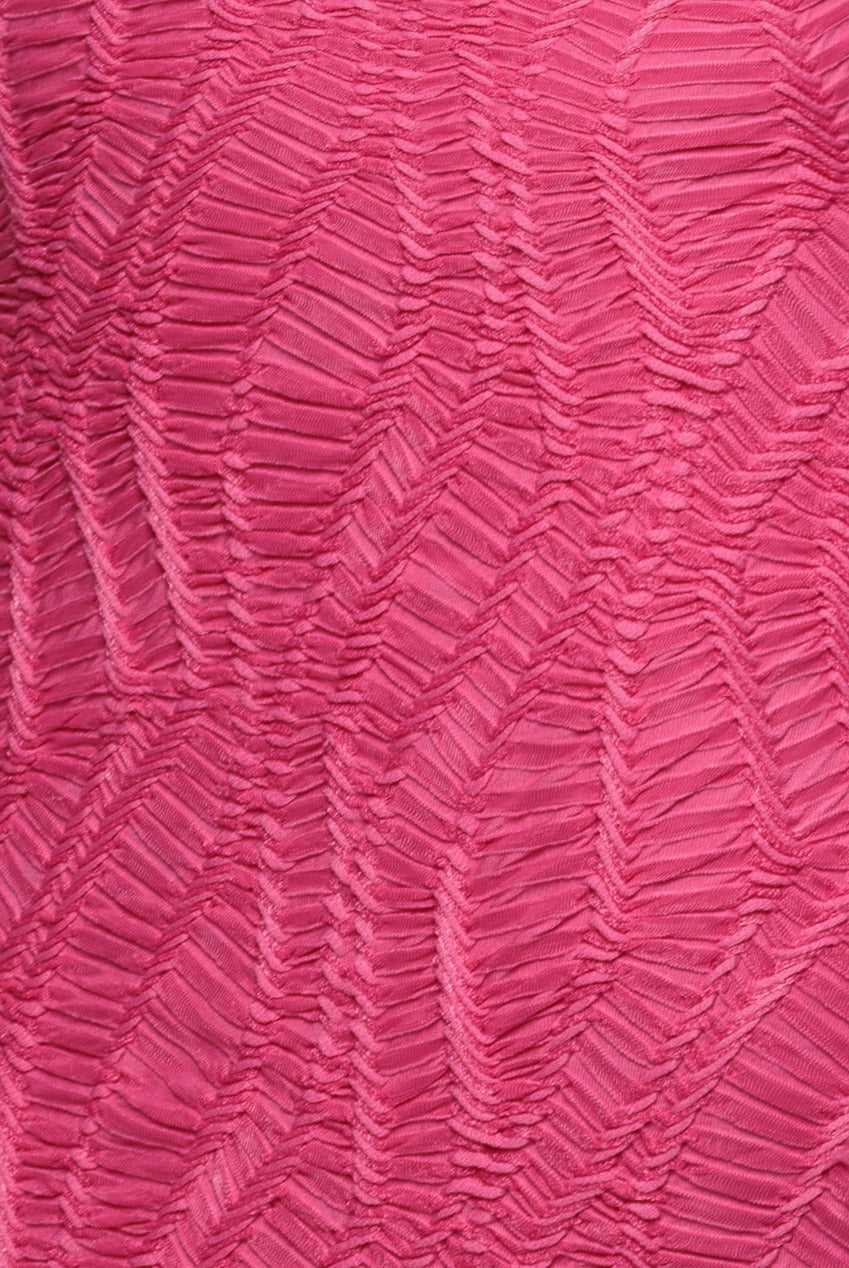 Goddiva Front Knot Twist  Maxi Dress - Magenta