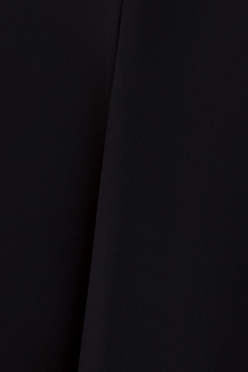 Goddiva Cap Sleeve Plunging V-Neckline Skater Mini Dress - Black