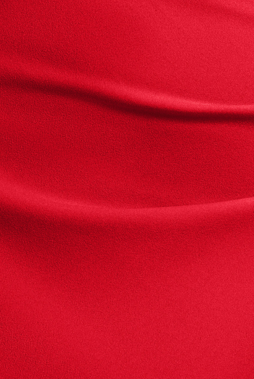 Goddiva Off The Shoulder Draped Sleeve Maxi Dress With Diamante Neckline - Red