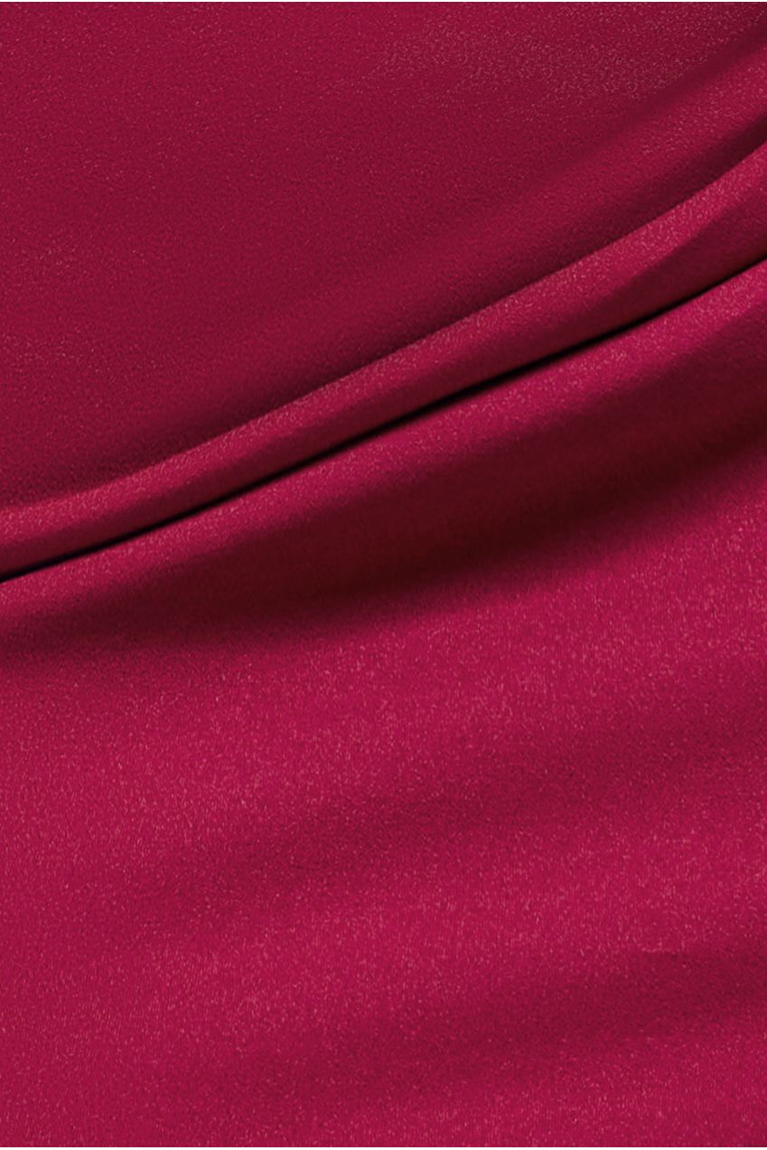 Goddiva Off The Shoulder 3D Puffed Sleeve Sweetheart Maxi Dress - Burgundy