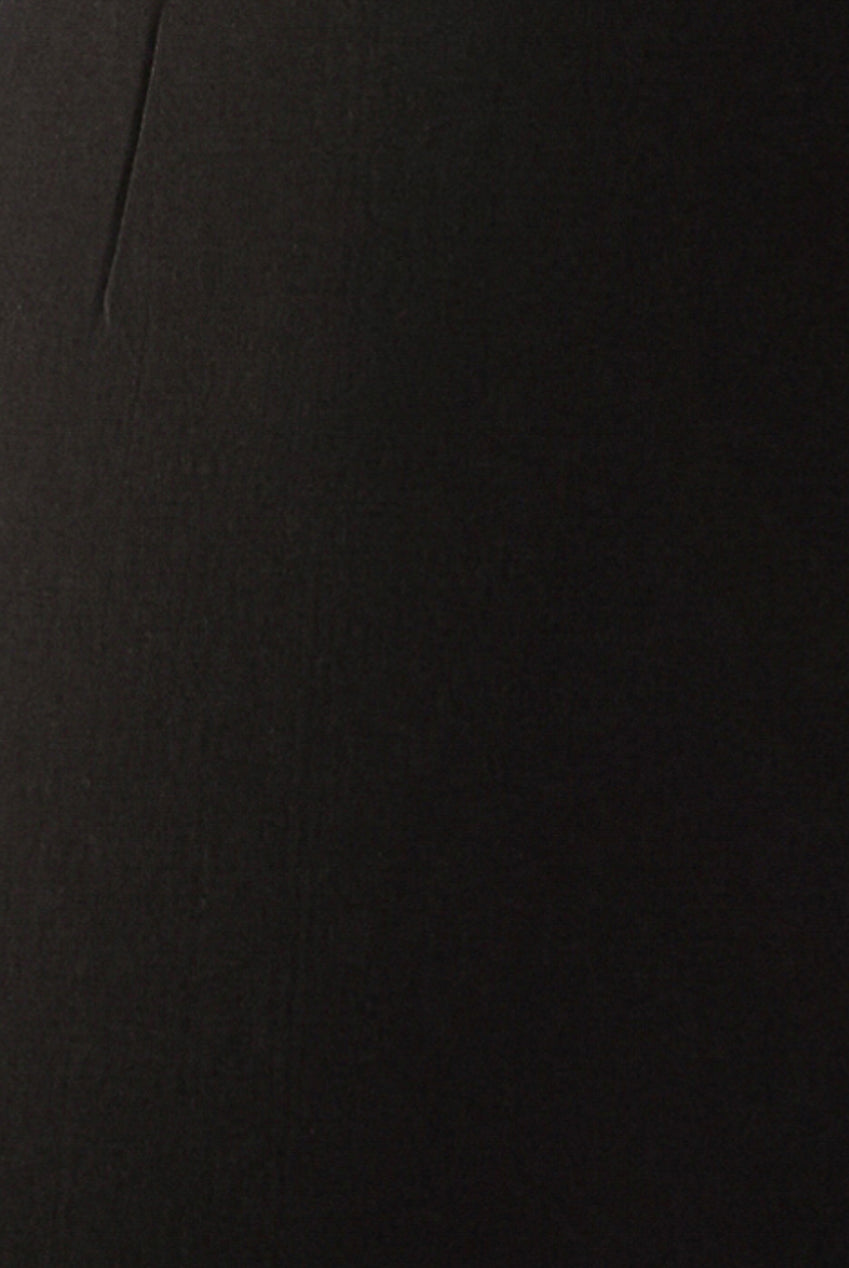 Goddiva Boatneck Open Back Scuba Mini Dress - Black